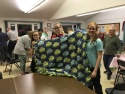 Youth group made blankets for needy